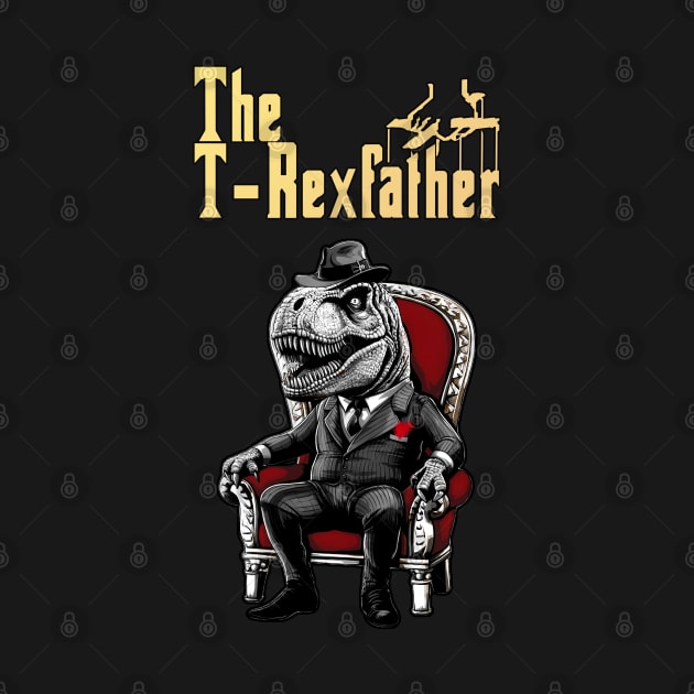 The T-Rexfather Father's Day T-Rex Dinosaur by Moulezitouna