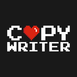 Copywriter Pixel (B&W) T-Shirt