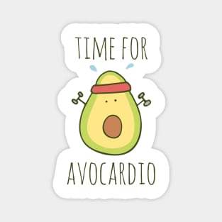 Time For Avocardio Magnet