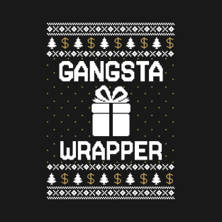 gangsta wrapper christmas T-Shirt