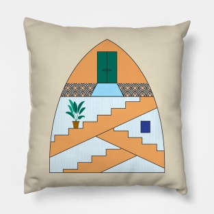 Stairs of Arabia Pillow