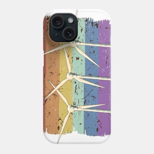 Pinwheels with rainbow colors (2) Phone Case