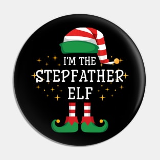 I'm The Stepfather Elf Matching Family Christmas Pajama Pin