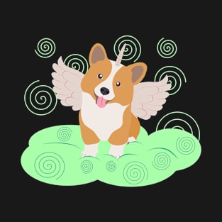 Cornicorg puppy on a cloud T-Shirt