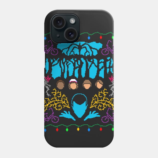 The Upside Down Ugly Christmas Sweater Phone Case by SolarFlare