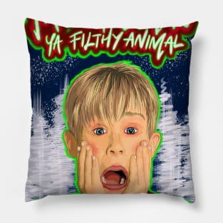 Merry Christmas Ya Filthy Animal - Home Alone Pillow