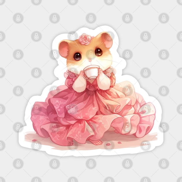 Coquette Sad Hamster Magnet by Sara-Design2