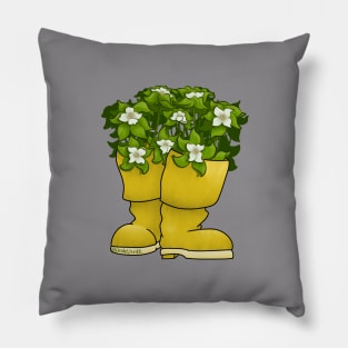 Bunch Berry Rain Boots Pillow