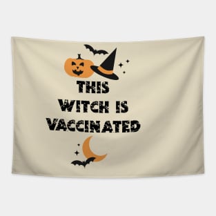 This Witch is Vaccinated Tapestry