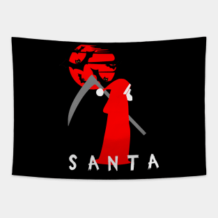 Halloween Santa Tapestry