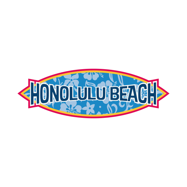 Honolulu Beach by Wintrly