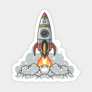 Space Odyssey: Shuttle Exploration Print Magnet