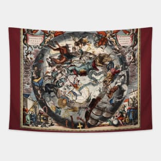 Vintage Graphic Art Tapestry