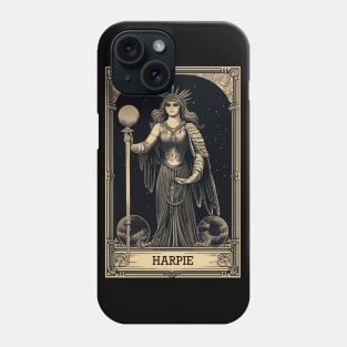 Harpie Tarot Card Vintage Artwork Phone Case