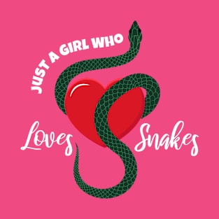 Just a Girl Who Loves Snakes T-Shirt