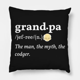 Grandpa Codger Pillow