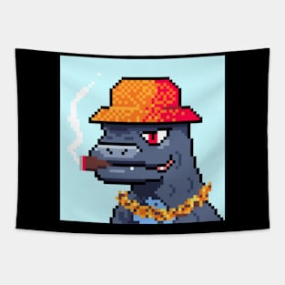 DinoZard with Hat Tapestry