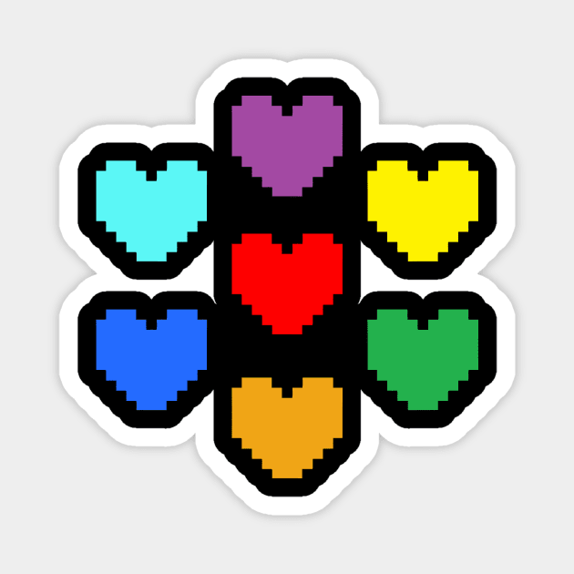 Hearts Magnet by mimilo