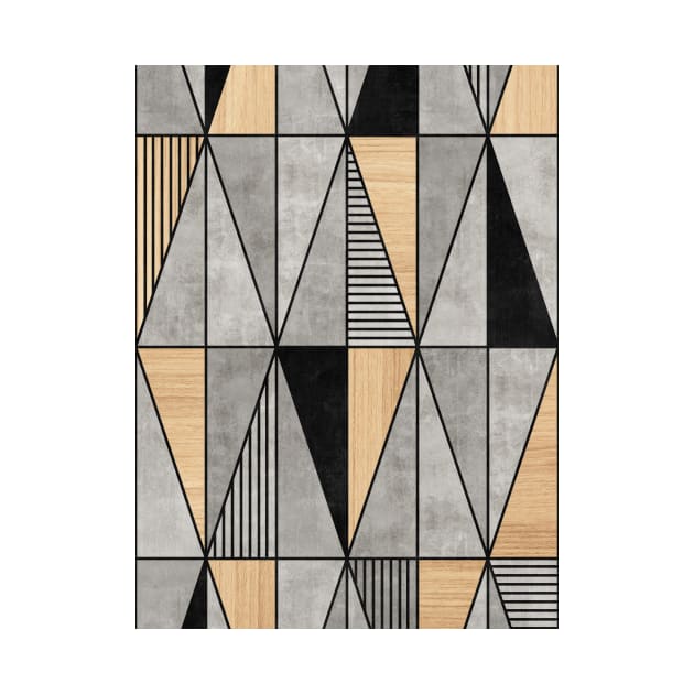 Concrete and Wood Triangles by ZoltanRatko