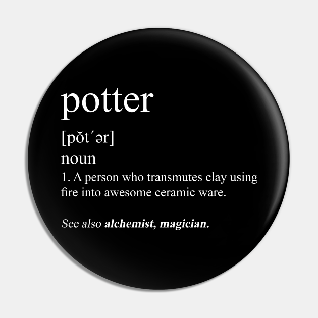 Potter Definition Alchemist or Magician Potter Definition Pin