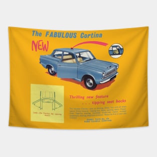 FORD CORTINA MK1 - advert Tapestry