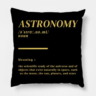 Word Astronomy Pillow