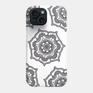 Lotus Flowers Henna Pattern Phone Case