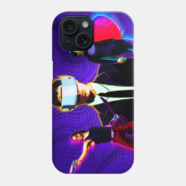 The Holy Trinity of Johnny Keanu Phone Case by BeSmartFightDirty