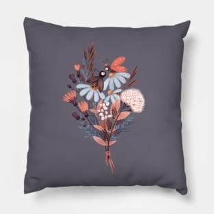 Flowers and butterflies Pillow