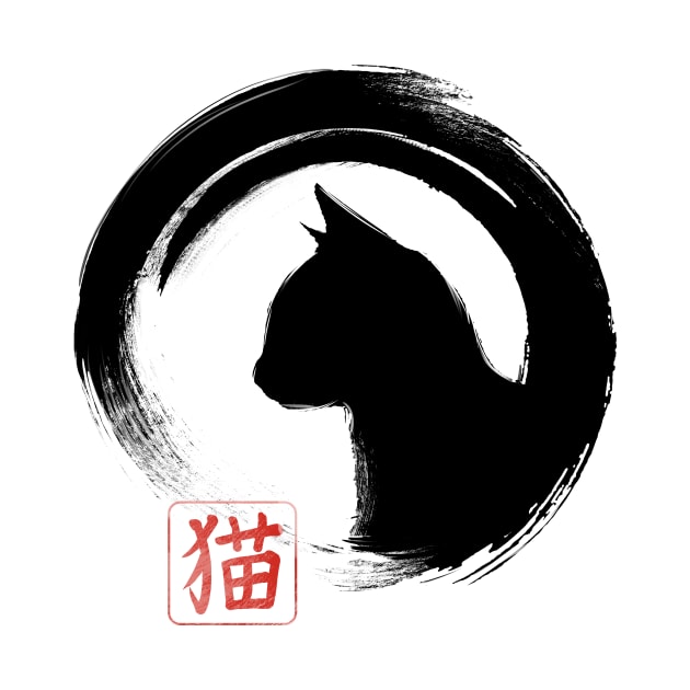 Enso Circle cat by Fan.Fabio_TEE