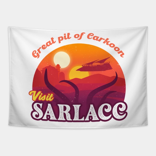 Sarlacc. The Great Pit of Carkoon Tapestry by Scud"