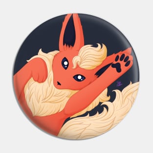 Magic Fire Doggo Pin