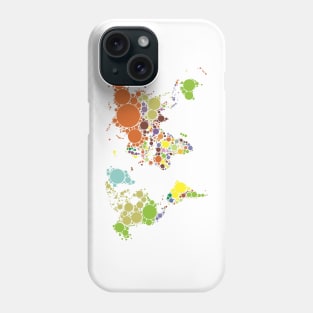 The World Goes Round & Round Phone Case