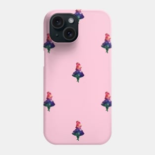 Alice in Wonderland - soft pink rainbow print Phone Case