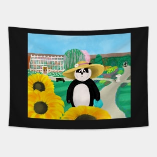 Garden Panda Tapestry