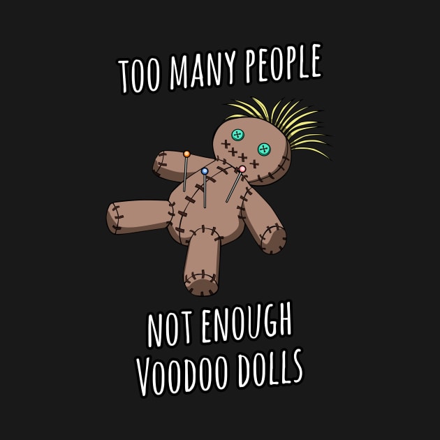 Voodoo Doll Funny Voodooism Dark Humor Jokes by MGO Design