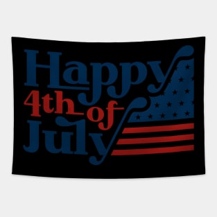 Hap4Th Of July Patriotic American Tapestry