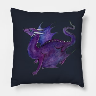 Purple Dragon Guardian Pillow