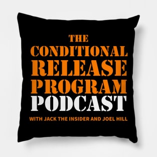 TCRP podcast logo - accessories and Pillow