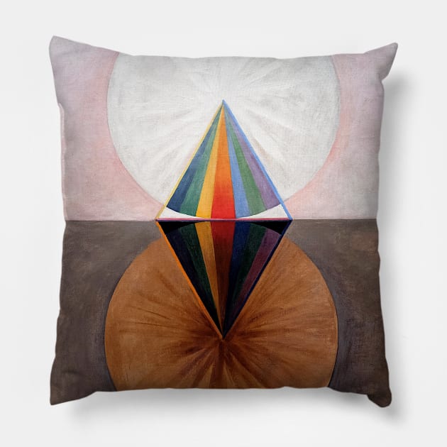 High Resolution Hilma af Klint The Swan Group Ix No 12 1913 Pillow by tiokvadrat