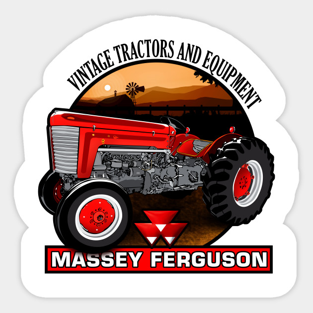 Massey Ferguson Tractor Wall Sticker