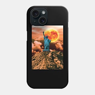 Statue Liberty Space Outer Galaxy Phone Case