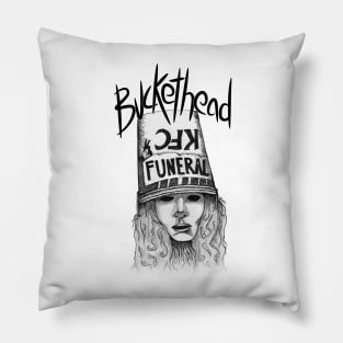 Buckethead Sketch (title version) Pillow