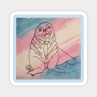 ARSTees Cartoon Baby Walrus Magnet