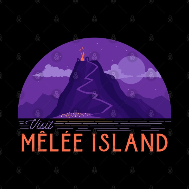 Visit Melee Island - 90s gaming by Sachpica