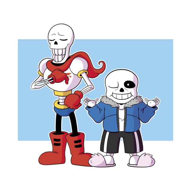 Papyrus and Sans - Undertale - Phone Case