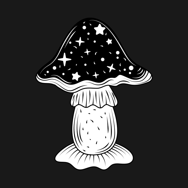 Galaxy Mushroom by nerdlkr