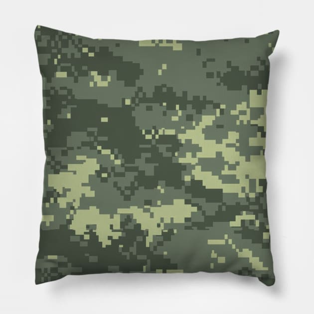 Army digital Camo Pillow by Scar