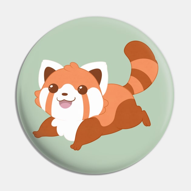 Red Panda Pin by NovaSammy