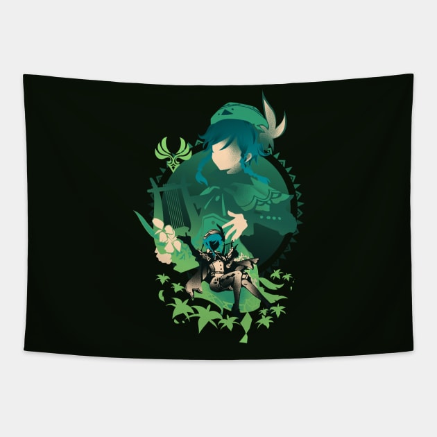 Windborne Bard Venti Tapestry by HyperTwenty